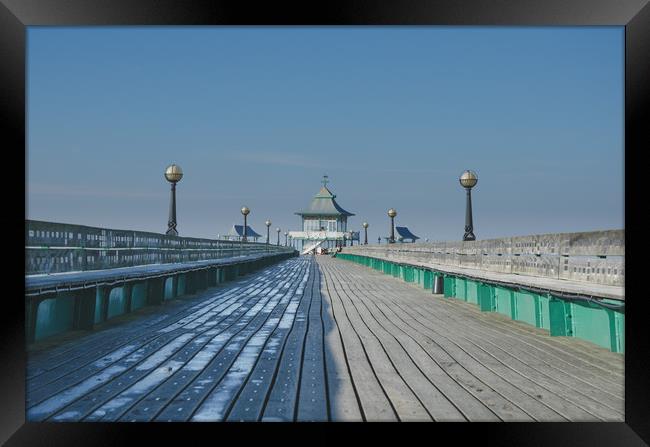 Clevedon Pier Framed Print by Marcus Revill