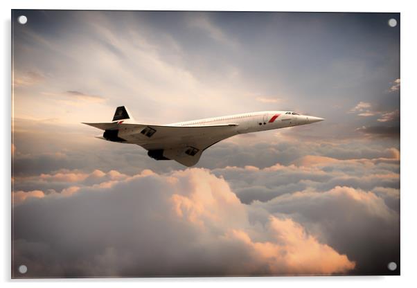 Classic Concorde Acrylic by J Biggadike