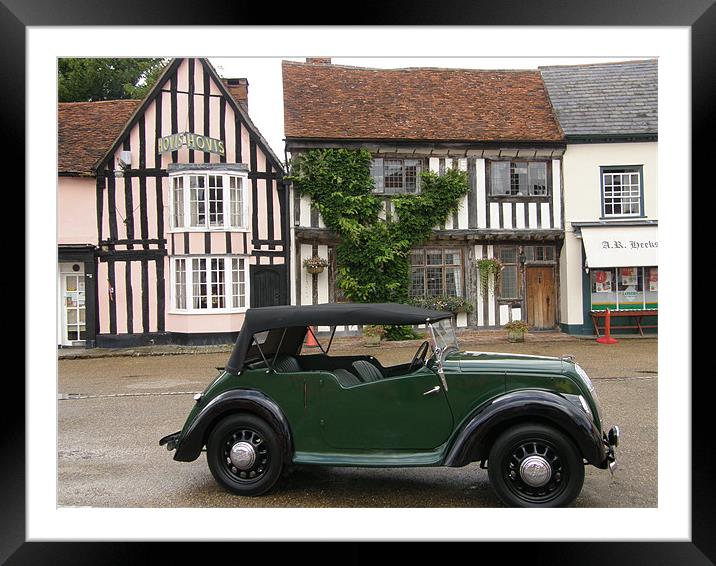 Lavenham Framed Mounted Print by Marja Ozwell