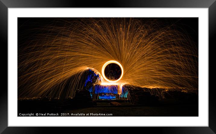 Supernova Framed Mounted Print by Neal P