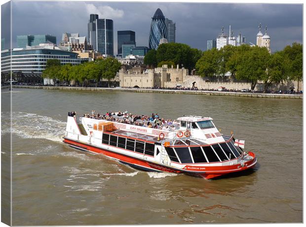 Thames Trippers Canvas Print by Phil English