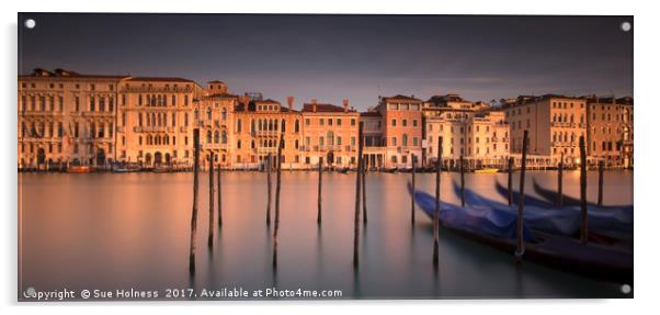 Venice Sunrise Acrylic by Sue Holness