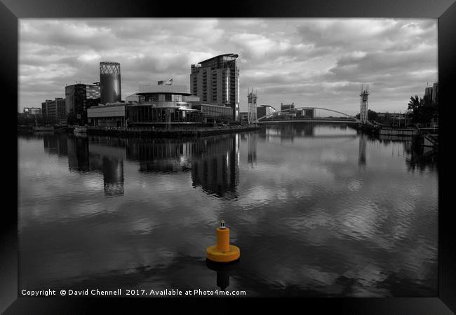 Salford Quays    Framed Print by David Chennell
