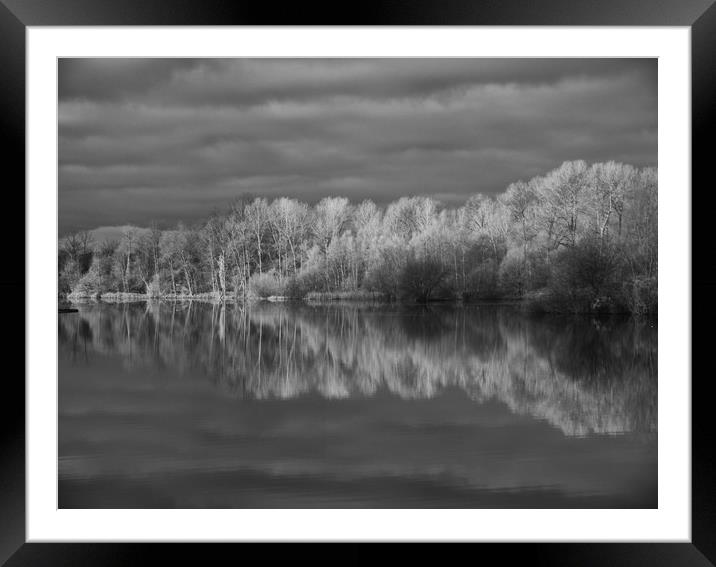 Infrared Reflections Framed Mounted Print by Sarah Pymer