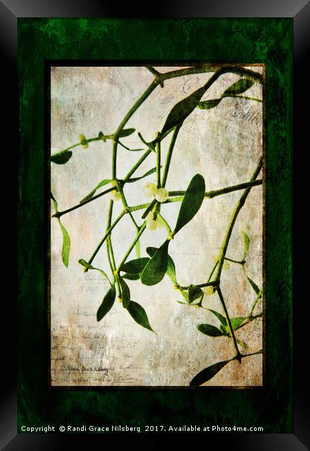 Green Harmony Framed Print by Randi Grace Nilsberg
