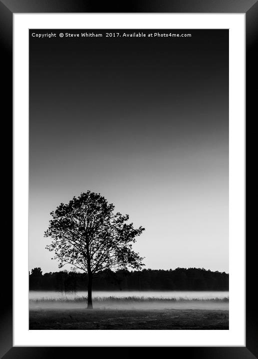 Grey Day Framed Mounted Print by Steve Whitham