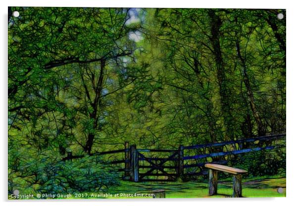 Staple Plain Somerset Acrylic by Philip Gough