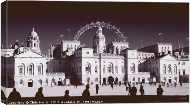Horse Guards Parade Canvas Print by Chris Harris