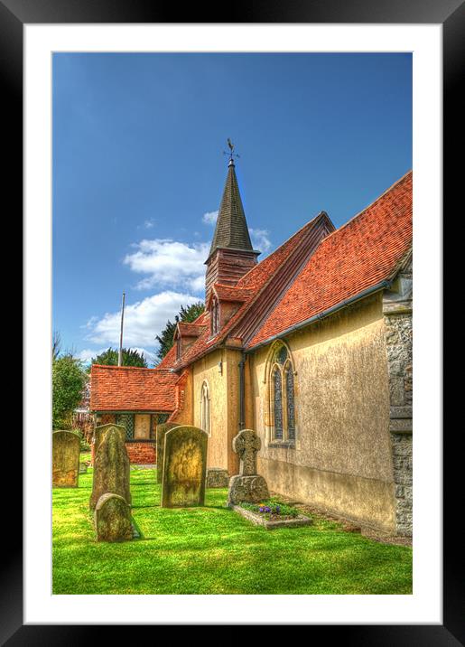 St Giles Ickenham Framed Mounted Print by Chris Day