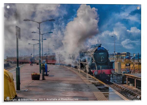 Mystical Jacobite Steam Train Journey Acrylic by Gilbert Hurree