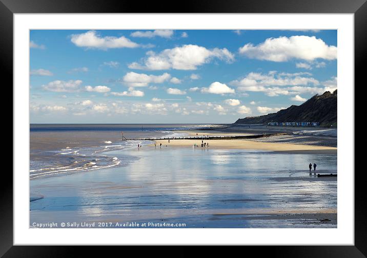 Take me to Cromer Framed Mounted Print by Sally Lloyd