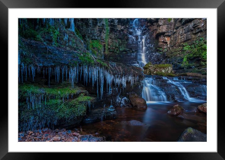 Mill Gill Falls Framed Mounted Print by Paul Andrews
