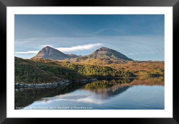 Clouds over Quinag  Framed Mounted Print by Tom Dolezal