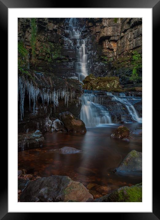 Mill Gill Falls  Framed Mounted Print by Paul Andrews