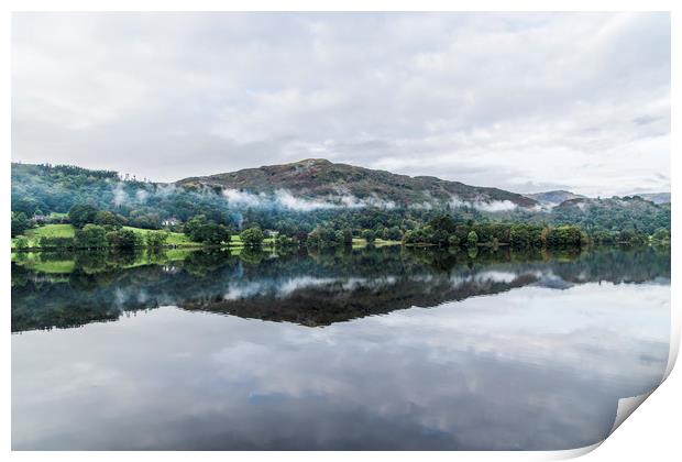 Grasmere Reflections  Print by Alf Damp