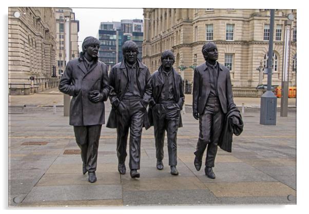 The Beatles  Acrylic by Tony Murtagh