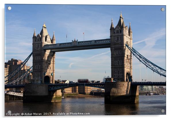 Tower Bridge, London, England  Acrylic by Aidan Moran