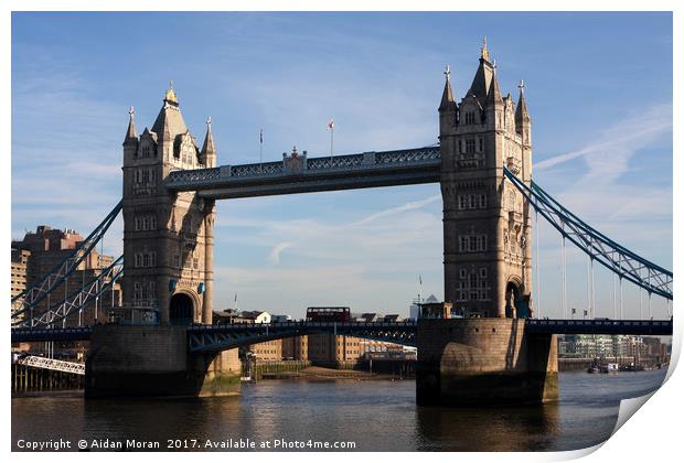 Tower Bridge, London, England  Print by Aidan Moran