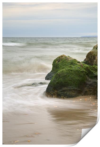 Highcliffe Beach in Dorset Print by Ian Middleton