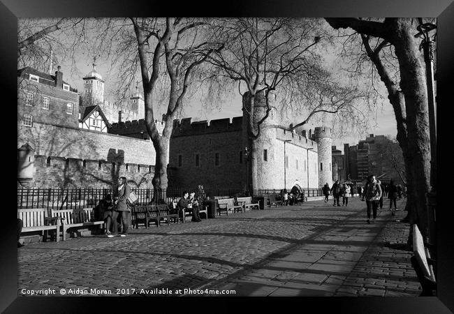 Tower Of London, England  Framed Print by Aidan Moran