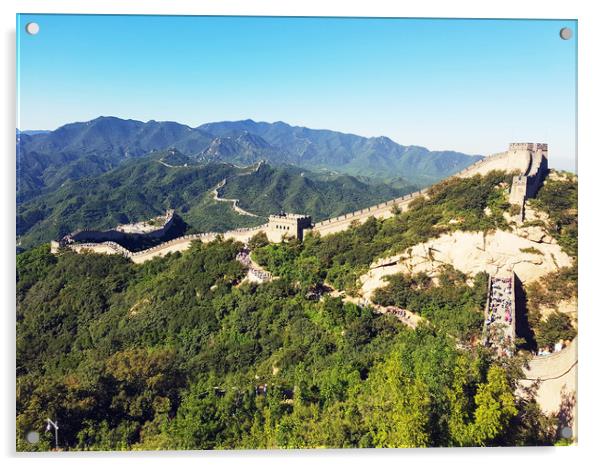 Great Wall China Acrylic by Cecilia Zheng