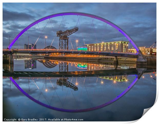 Glasgow Waterfront Print by GBR Photos