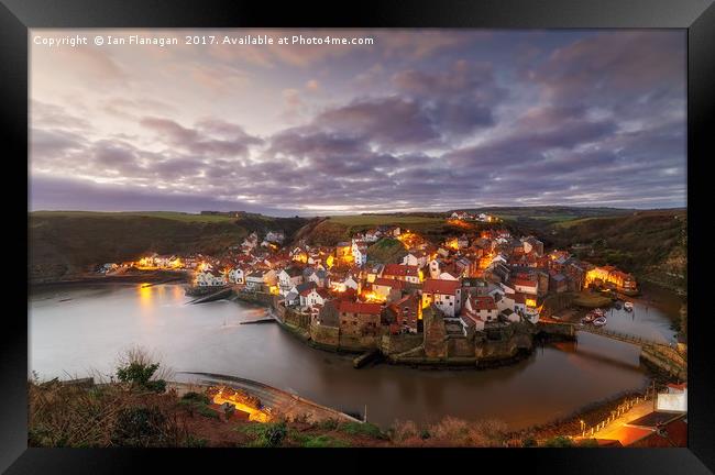 Staithes, North Yorkshire Framed Print by Ian Flanagan