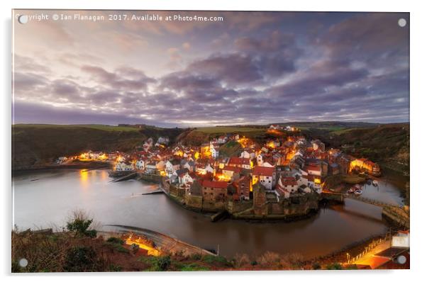 Staithes, North Yorkshire Acrylic by Ian Flanagan