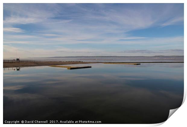 West Kirby Cloudscape     Print by David Chennell