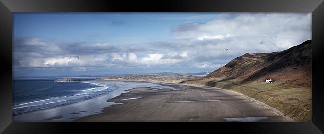 RHOSSILI BEACH Framed Print by Anthony R Dudley (LRPS)
