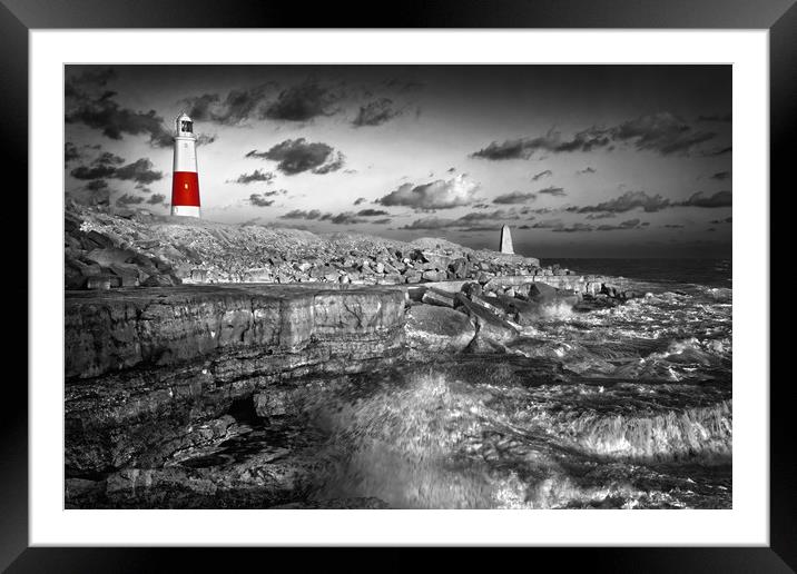 Portland Bill Lighthouse                           Framed Mounted Print by Darren Galpin