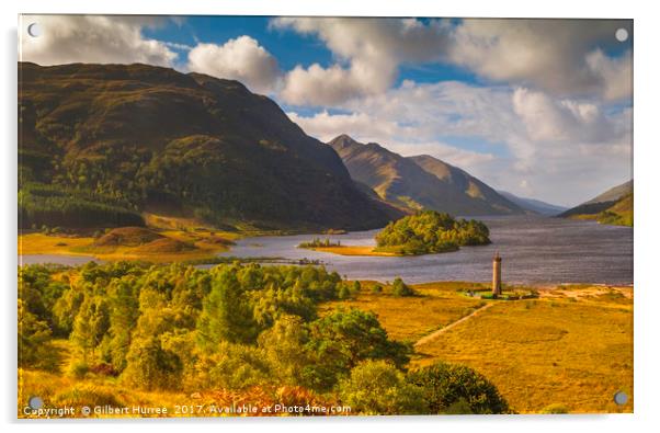 Loch Shiel Scotland Acrylic by Gilbert Hurree