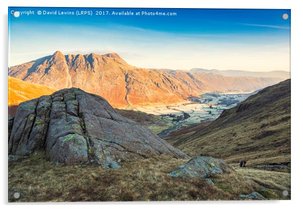 Great Langdale Acrylic by David Lewins (LRPS)