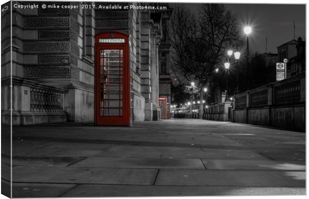 the red box Canvas Print by mike cooper
