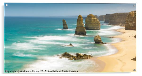 Twelve Apostles, Australia Acrylic by Graham Williams