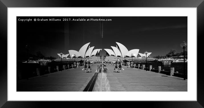 Sydney Opera House Framed Mounted Print by Graham Williams