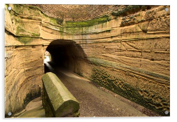 Tunnel Road Acrylic by Simon Annable