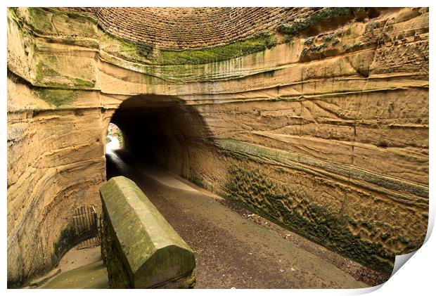 Tunnel Road Print by Simon Annable