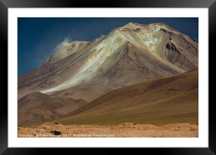 Bolivian Highland Framed Mounted Print by Gabor Pozsgai