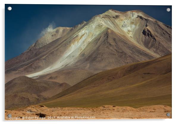 Bolivian Highland Acrylic by Gabor Pozsgai