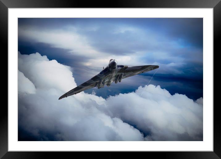 Vulcan Aviation Framed Mounted Print by J Biggadike