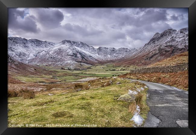 A winters day in the Lake District Framed Print by Phil Reay