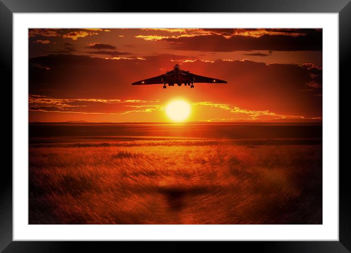Vulcan Come Home Framed Mounted Print by J Biggadike