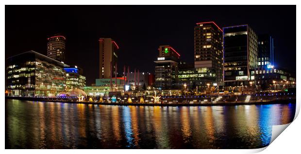 Media City Panorama Print by David McCulloch