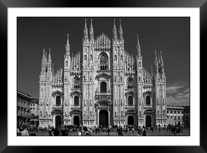 Duomo, Milan Framed Mounted Print by Gavin OMahony