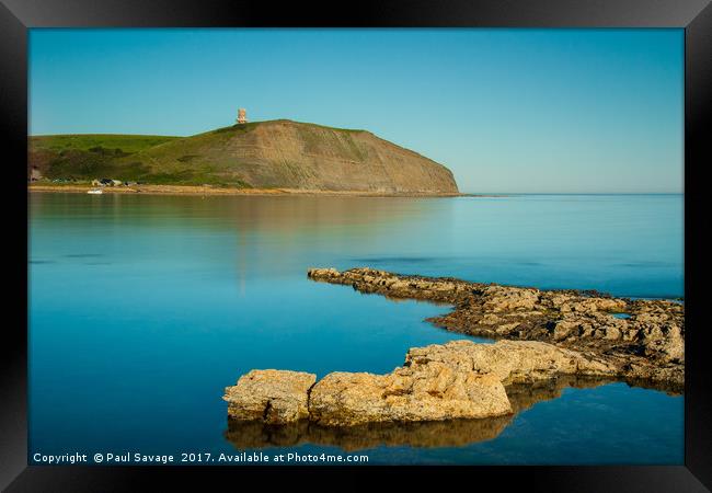 Kimmeridge Bay with a 10 stop filter Framed Print by Paul Savage