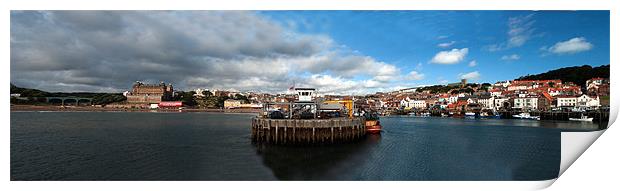 Scarborough Harbour Panorama Print by Rob Hawkins