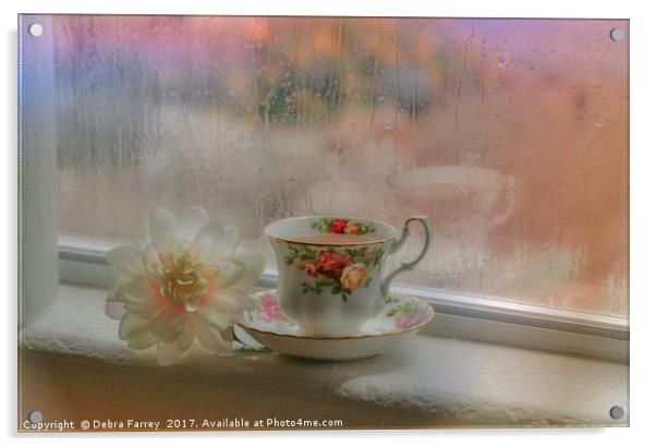 Rainy Days Acrylic by Debra Farrey