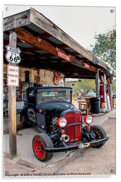 Rat Rod Acrylic by Debra Farrey