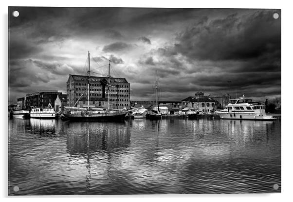 Gloucester Docks                                Acrylic by Darren Galpin